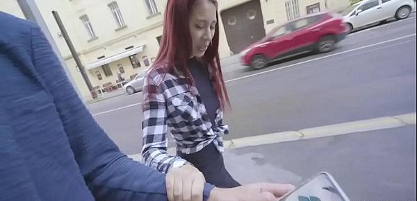  Redhead Asian teen girlfriend gets a surprise naughty gift from her horny boyfriend cant wait to try it on their next fucking session.